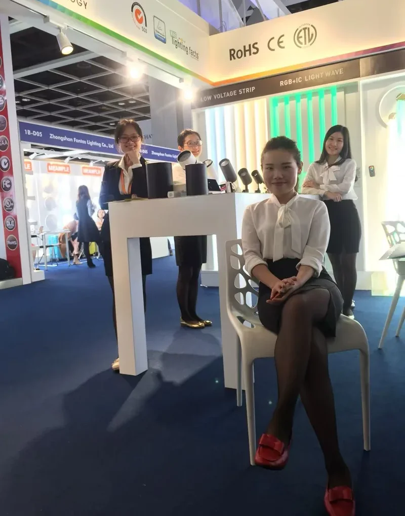FLUX team at Hong Kong Lighting Fair 2019