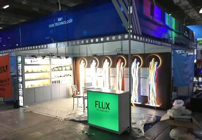 FLUX booth at Lightfair Brazil 2018