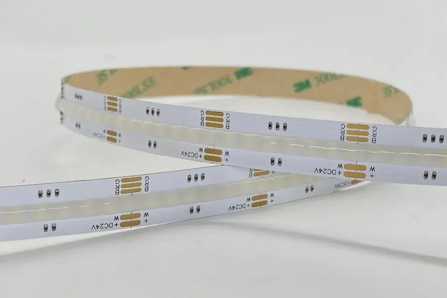 24V RGBCCT COB LED Strip Light 660D 12mm