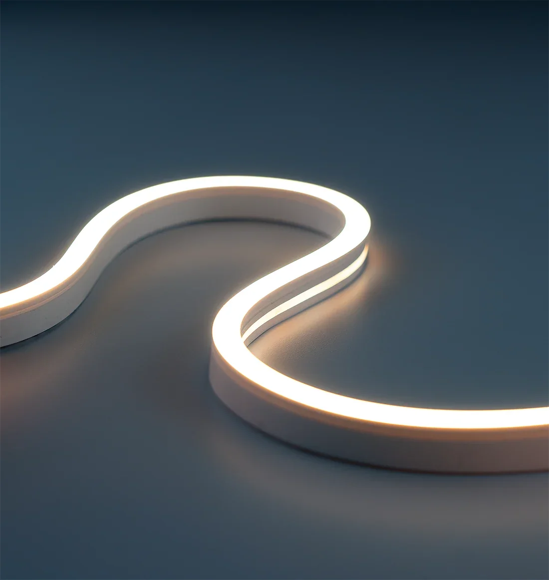 24V Top-Bend Silicone Neon Flex 12x12mm IP68