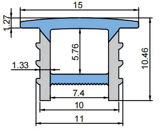 Silicone End Cap M1510 for 5mm Strips - Detail
