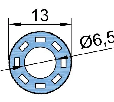 Silicone End Cap R13 for 5mm Strips - Detail