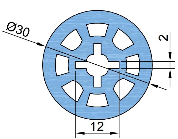 Silicone End Cap R30 for 8mm Strips - Detail