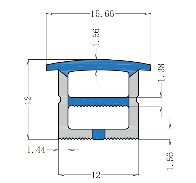 Silicone End Cap TET1212 for 8mm Strips - Detail
