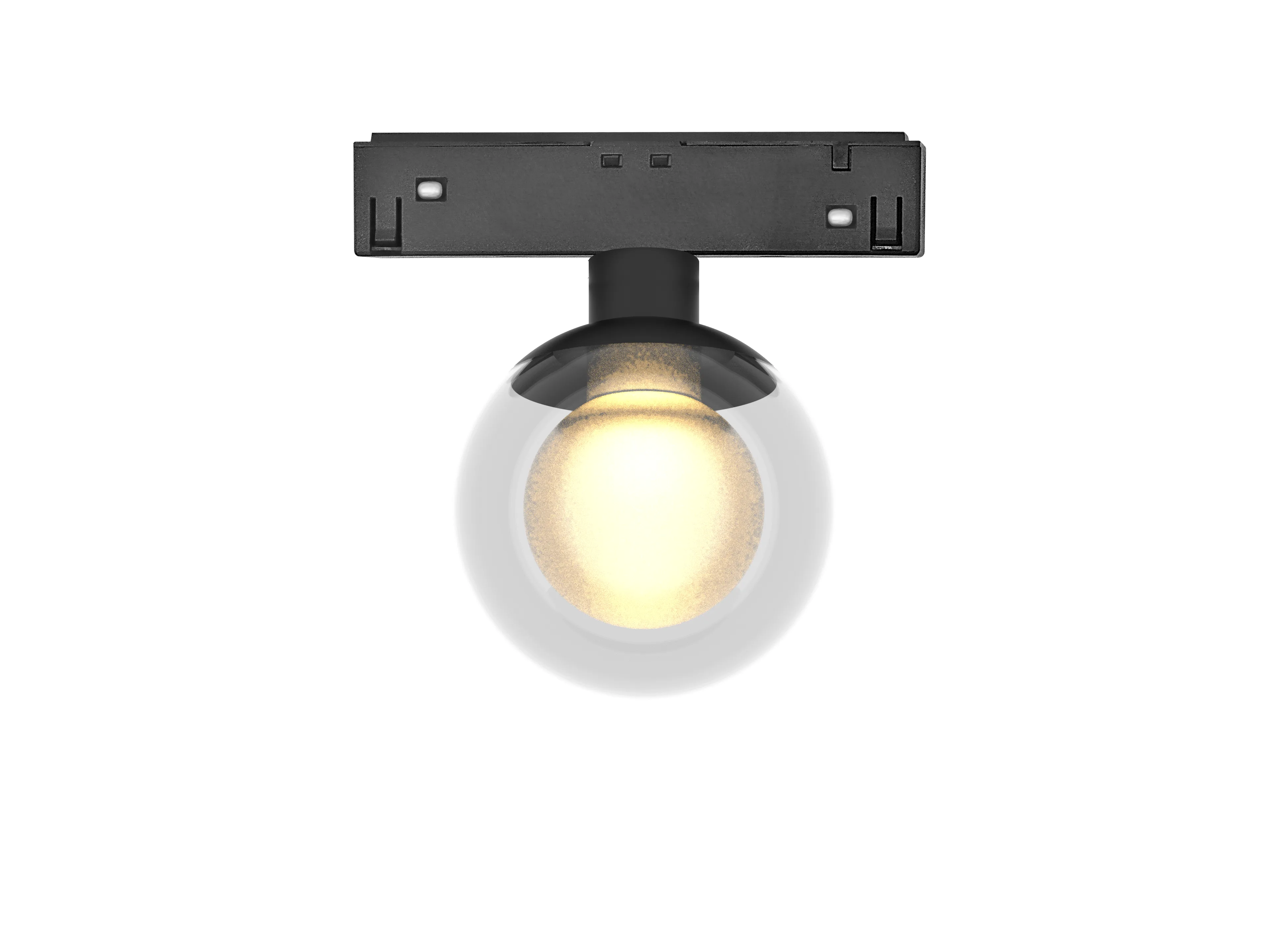 Double Layered Glass Ball HS15-B80 - 6W - 黑