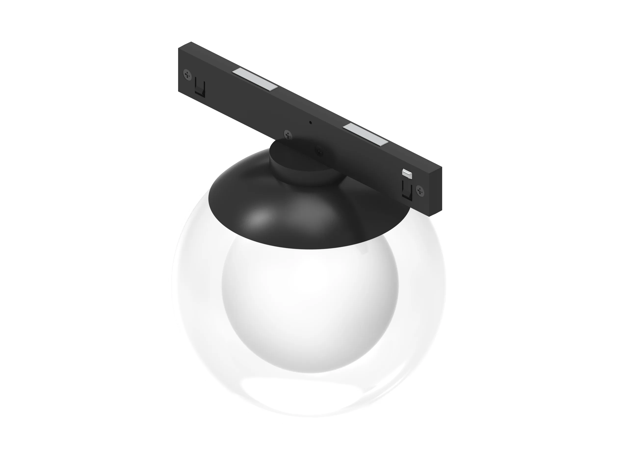 Frosted Glass Ball UN5-B80 - 6W - 2 1