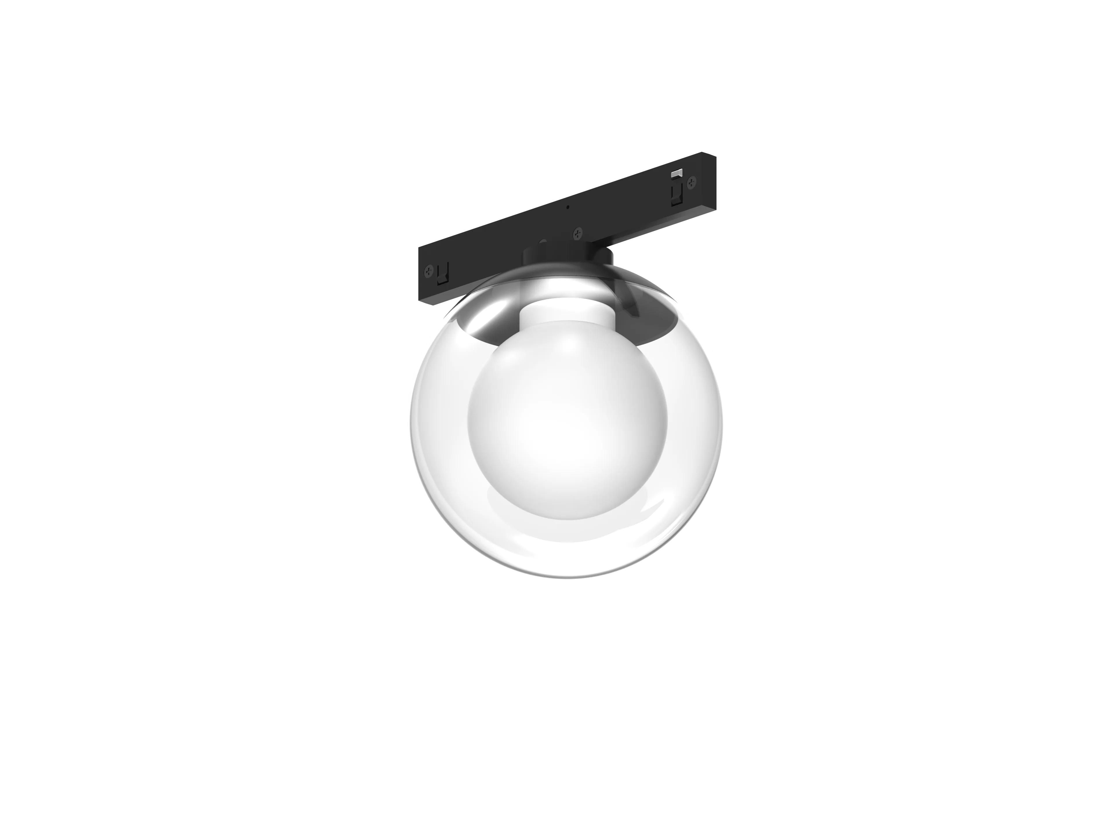 Frosted Glass Ball UN5-B80 - 6W - 3 1