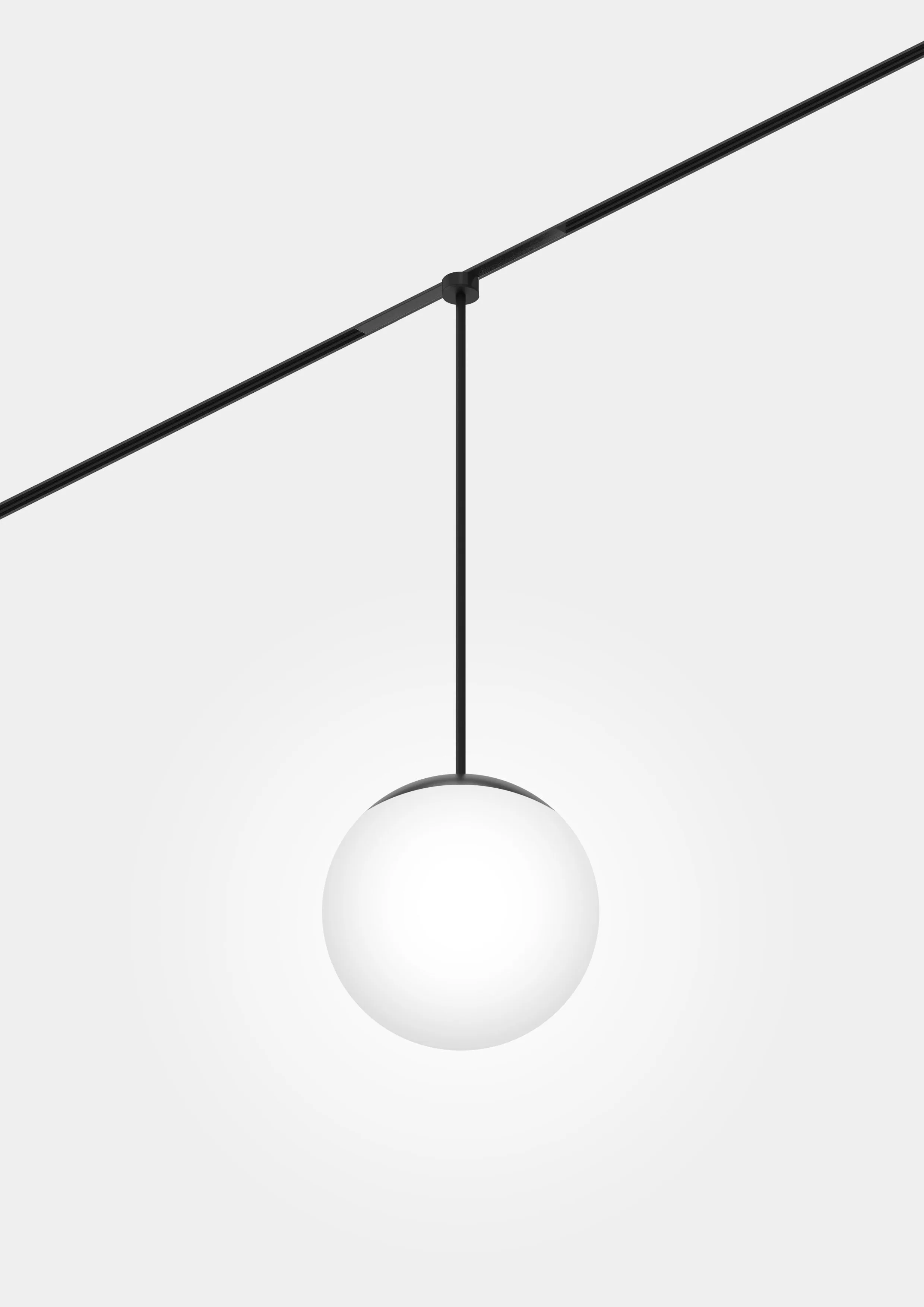 Suspended Spherical Lamp UN5-DP95 - 6W - 安装 1