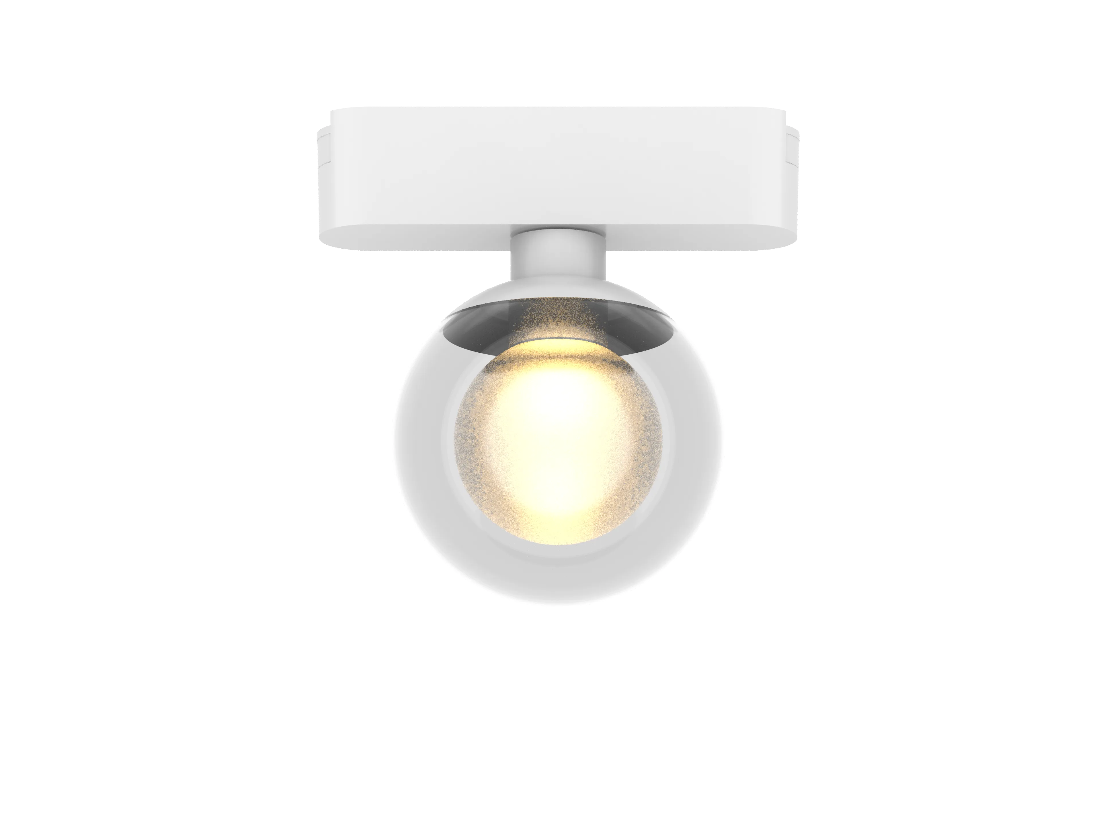 Frosted Glass Ball UT16-B80 - W
